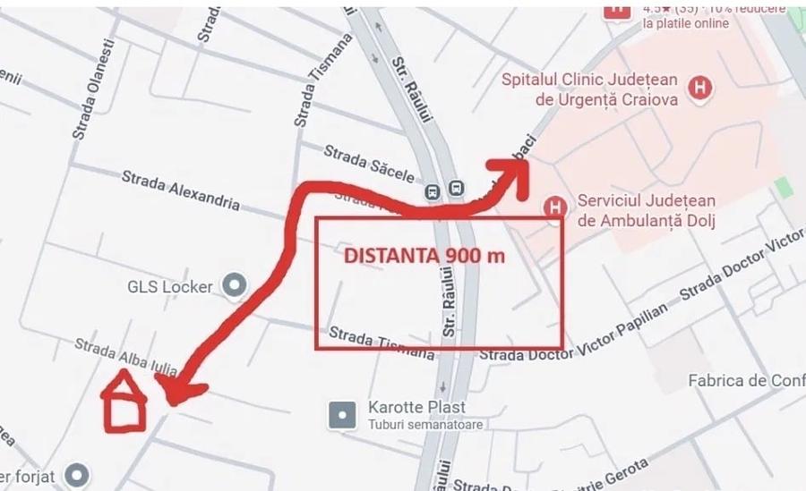 Casă individuală cu 8 camere cu Teren 800 Mp în Sud