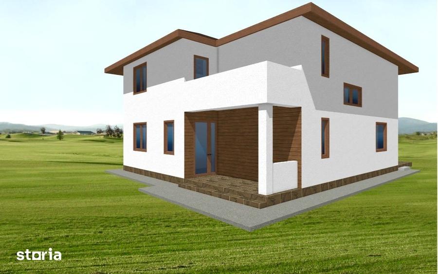Casă cu 5 camere cu Teren 500 Mp în Miroslava