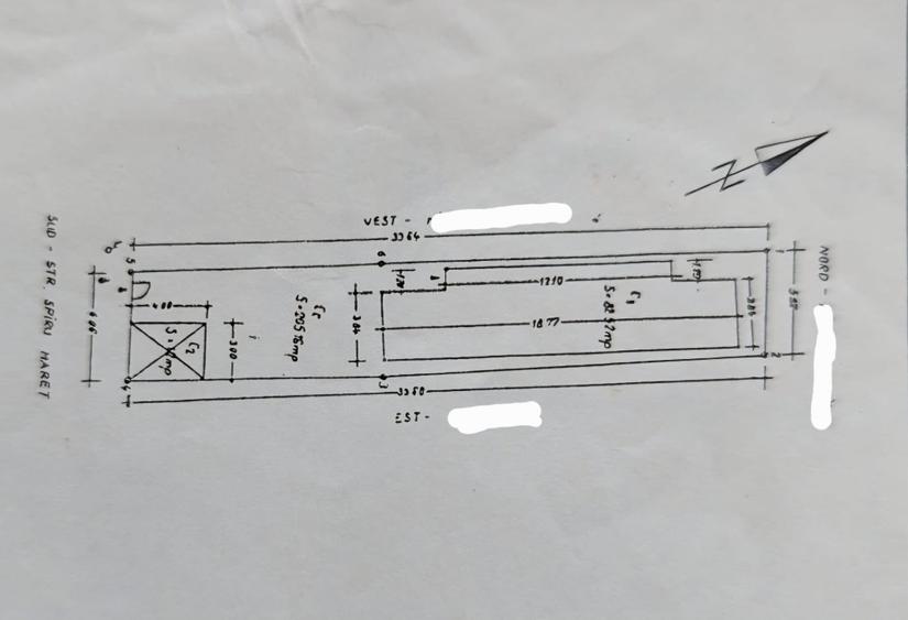 Casă bătrânească + teren 207 mp în Medeea – zonă liniștită – proprietar - 2