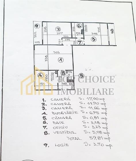 APARTAMENT 3 CAMERE TEI - ETAJ 3 - 2 BALCOANE - RENOVAT CU BUN GUST - 51