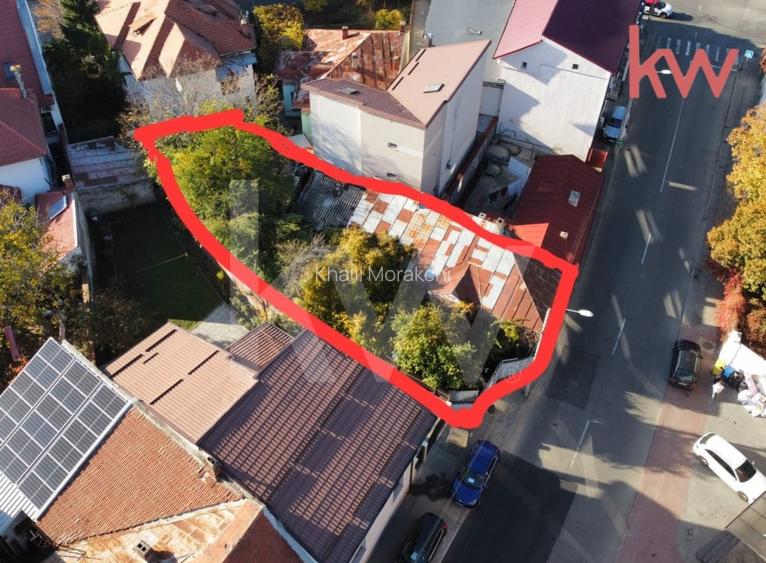 Teren central DE VANZARE cu constructie existenta