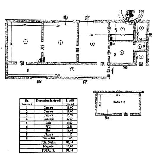 STIRBEI VODA-BERZEI, Vanzare casa  SINGUR CURTE - 10