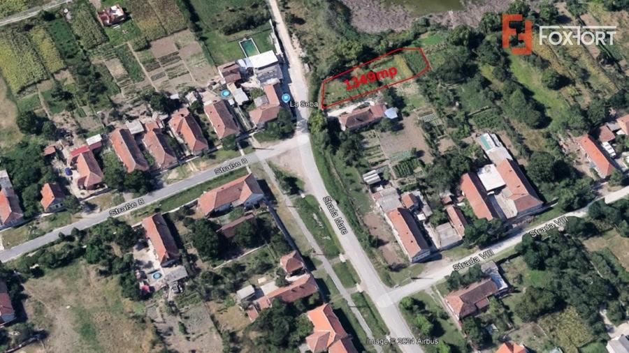 Teren intravilan 1349 mp, pretabil constructii, Sacalaz - 4