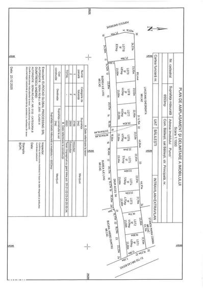 Teren de vanzare, 500 mp, - 1
