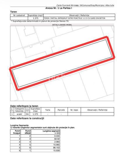 Teren intravilan de vanzare 1375 mp | UTILITATI | MICESTI | - 1