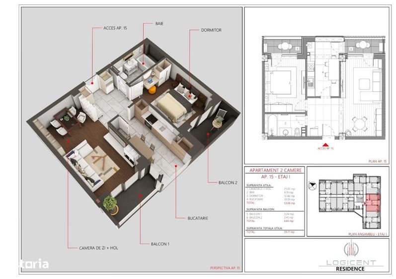 Vindem Apartamente FINALIZATE cu 2 camere sau 3 camere in bloc nou - 2