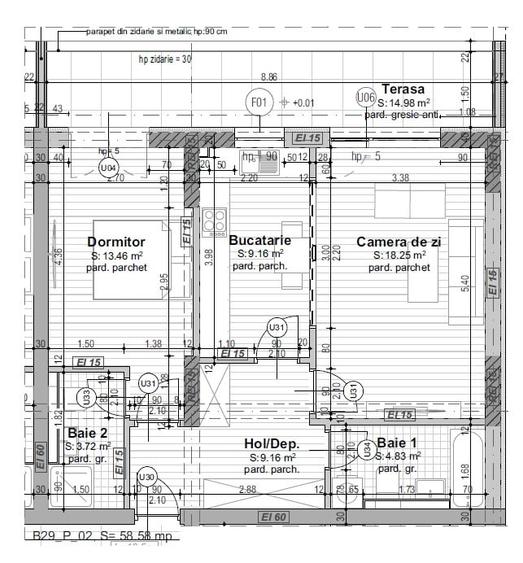Apartament 3 Camere M062 - 14