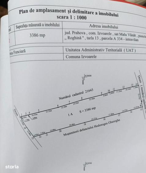 Teren Construibil de Vanzare in satul Homoraciu, Prahova - 3