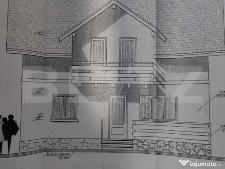 Casa individuala 4 camere, 106 mp, teren 500 mp, sat Brebu - 1