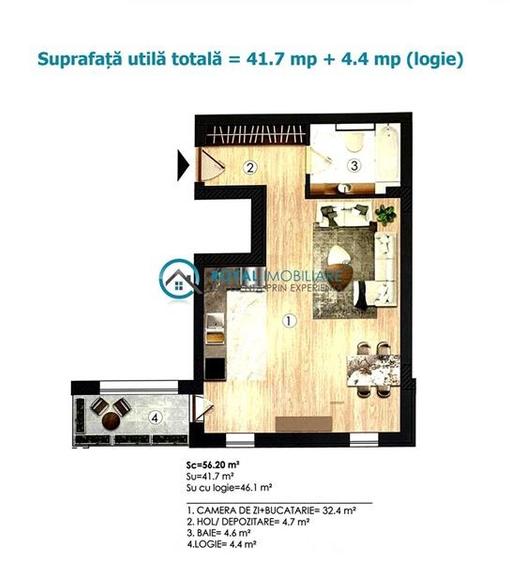 Royal Imobiliare-Vanzare Garsoniera Zona Campina - 1