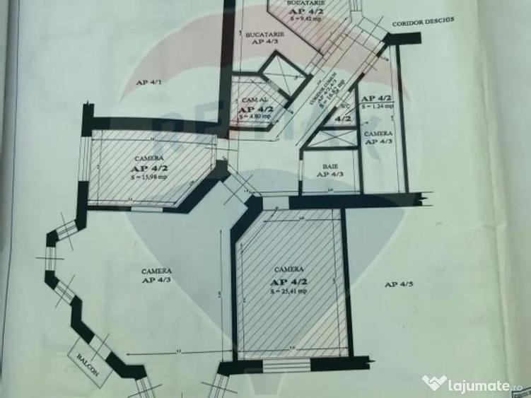 Apartament cu 2 camere la comun de vanzare Ultracentral - 3