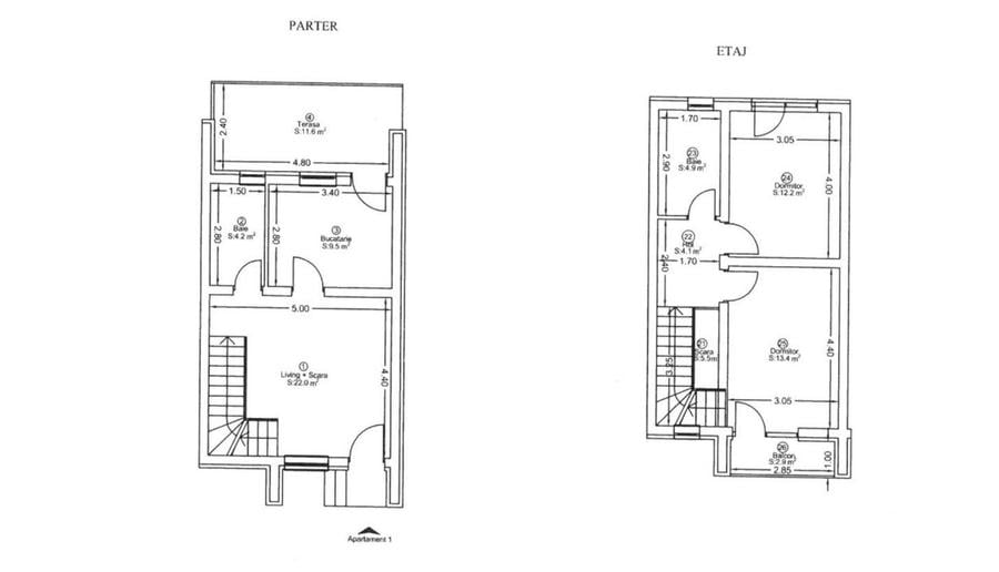 Casa cu 3 camere, P+E, intr un complex de case insiruite, Calea Urseni - 12