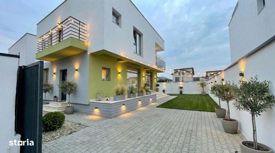 Casa individuala de lux cu 5 camere. Teren 700 mp. Comision 0 - 5