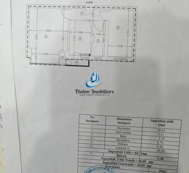 Apartament 2 camere, etaj 1, ultracentral, zona Muzeu Piatra Neamt - 3