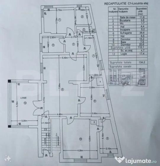 Casa P+1, 250mp utili, 589 mp teren, zona 1 Mai - 4