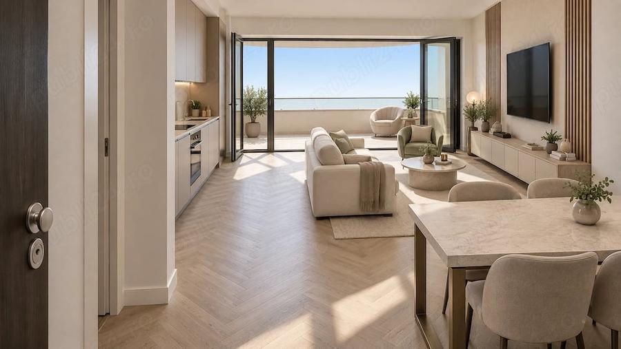 Apartament cu 2 camere decomandat în Pipera