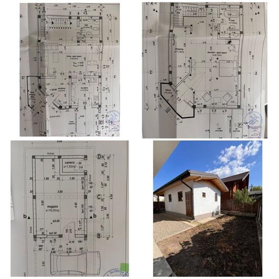 Casă cu 3 camere în Bistrița