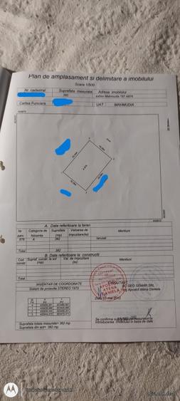 Teren agricol extravilan de 1250 mp, în Mahmudia