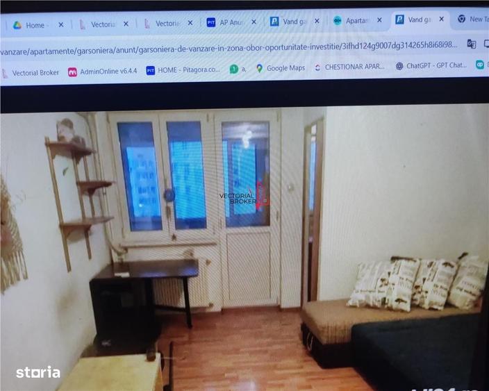 Garsoniera in bloc reabilitat, cu 2 lifturi Tei,12 min metrou OBOR - 4