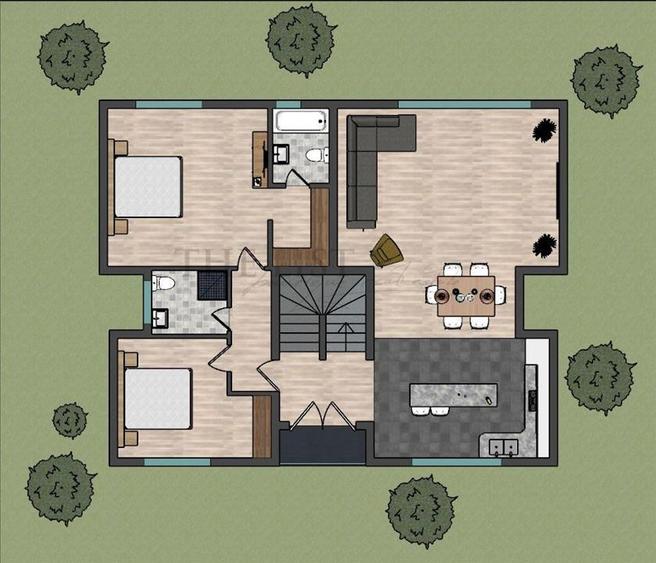 PIPERA | DE VANZARE APARTAMENT DUPLEX 5 CAMERE | TERASA - 7