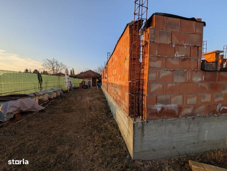 Teren 580m Serbanesti cu casa in constructie - 3