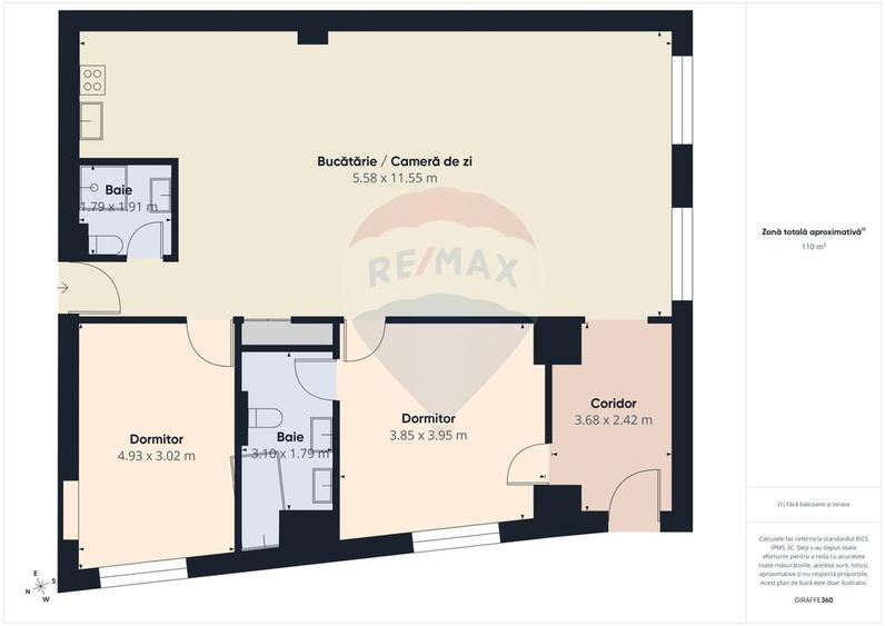 Inchiriere Apartament 3 camere Cartier Francez  - Persepolis - 16