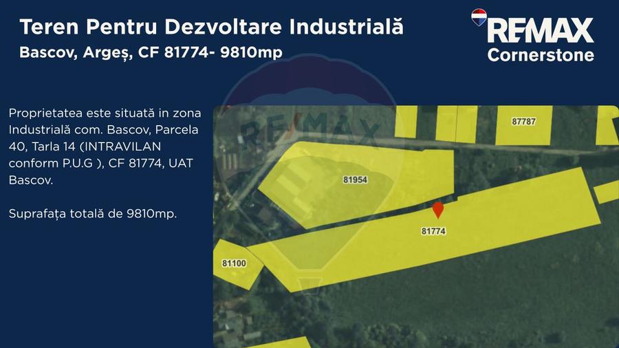 Teren industrial intravilan 9.810 mp – Bascov, acces A1, E81 - 3