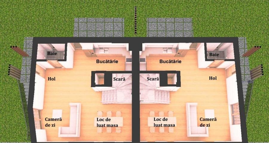 Duplex modern în zona Oașului, ideal pentru o familie, investiție - 6