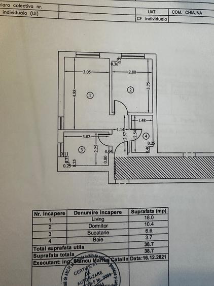 Apartament decomandat - 3