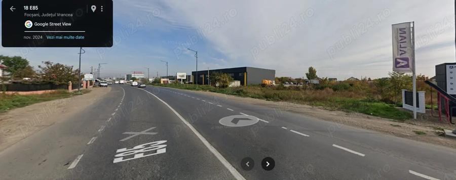 Inchiriere teren pentru reclame panouri sau parcare pe E85 Foc?ani - 2