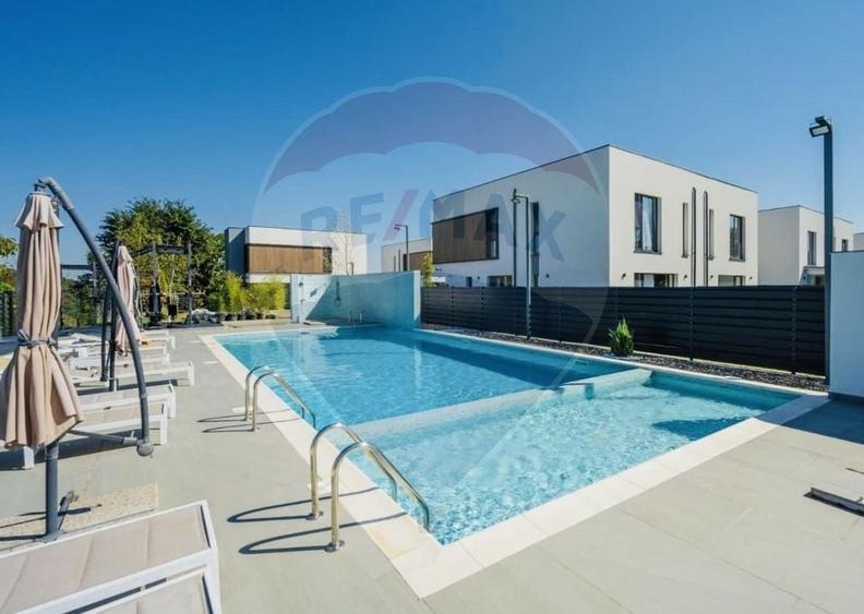 Vila individuala 4 camere 202 mp utili, Corbeanca, ansamblu cu piscina - 15