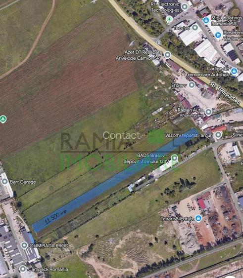 Teren industrial cu potential ridicat - Brasov, Timisul Sec