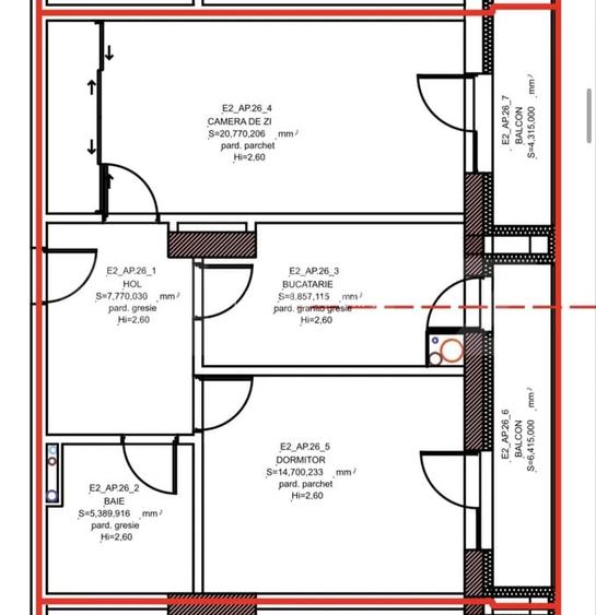 Apartament 2 camere, 57,69 mp utili, zona Tudor Apartament 2 camere, 57,69 mp utili, zona Tudor