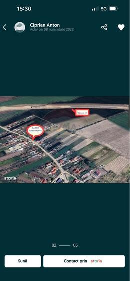 Teren de vanzare Tunari-Dimieni 800m2 cu autorizatie de constructie - 4
