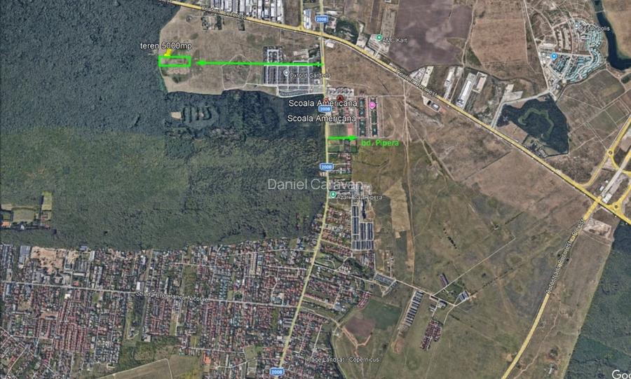 5.000 mp Investitie dezvoltare vile premium Pipera Padura Baneasa