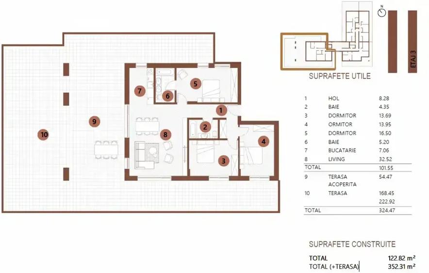 4 Camere | Floreasca | Terasă Spectaculoasă 223 mp - 8