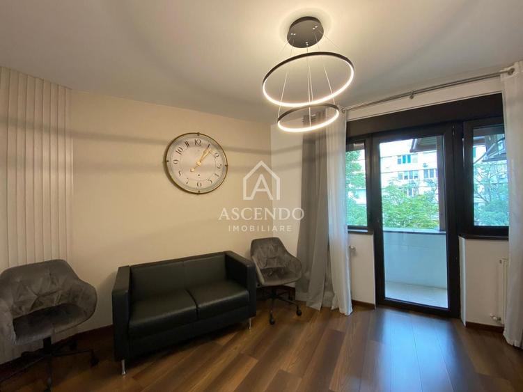 Apartament cu 6 camere decomandat, mobilat în Arcul de Triumf