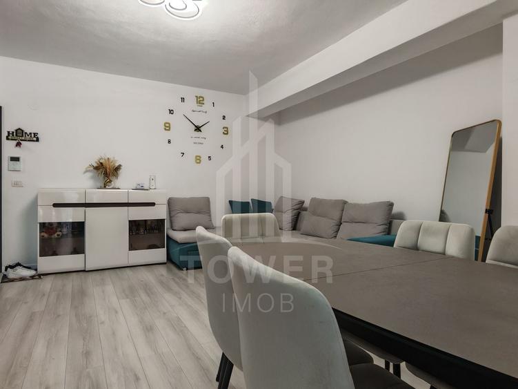 Apartament cu 3 camere decomandat, mobilat în Exterior Vest