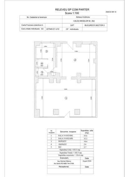 Spatiu Comercial de inchiriat BUCURESTI Calea Mosilor Nr. 264 Pret Negociabil - 3
