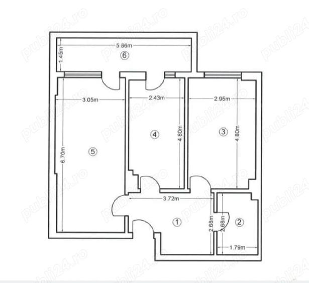 Apartament cu 2 camere decomandat în Prelungirea Ghencea