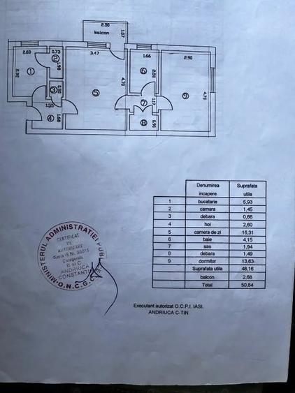 Apartament cu 2 camere, zona Tatarasi - 8