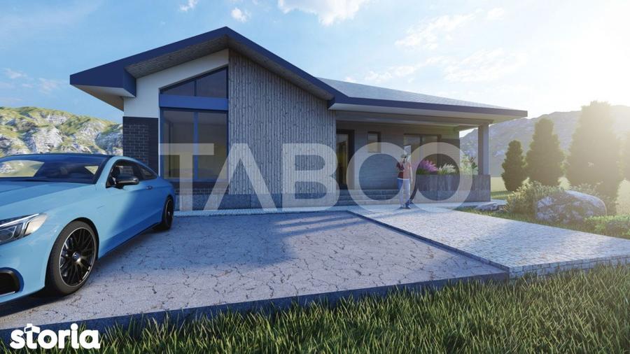 Casa individuala de vanzare cu 3 camere Sura Mica Sibiu 500 mp teren - 3