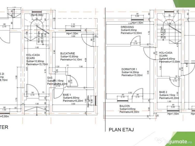 Casa tip duplex 100 mp, teren 240 mp, Selimbar - 10