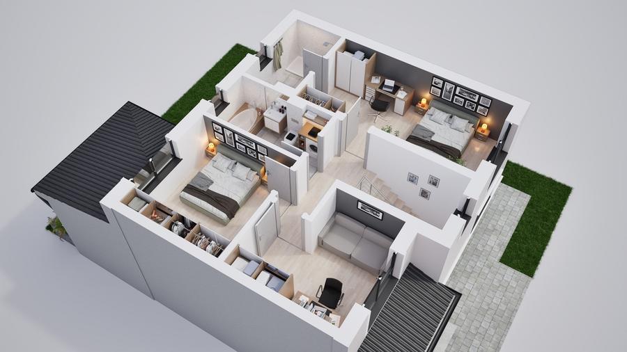 Duplex cu design premium și grădină proprie - 19