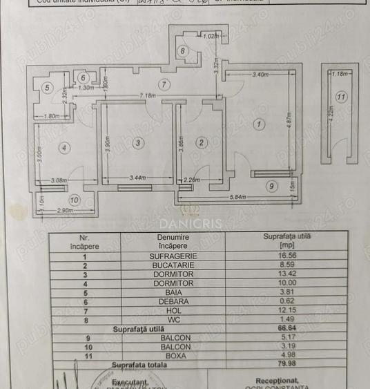 Centru - Apartament 3 camere - 5
