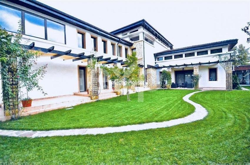 CASA EXCLUSIVISTA Mediteraneana de vanzare - PIPERA vedere PADURE- poiscina - 3