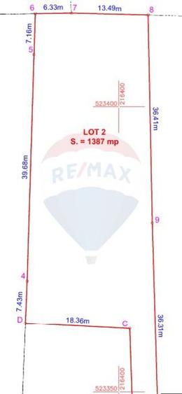 Teren de vânzare, 1387 mp, Aradul Nou - 3
