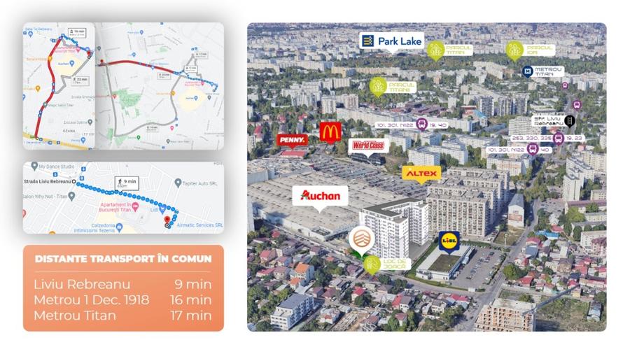 2 camere /1 Decembrie 1918/ Auchan Titan/ DEZVOLTATOR - 3