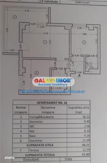Apartament 3 Camere, Mobilat Utilat in Militari Residence 87.900 Euro - 9