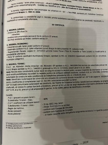 teren superb de vanzare in Brasov cu autorizatie de constructie - 6